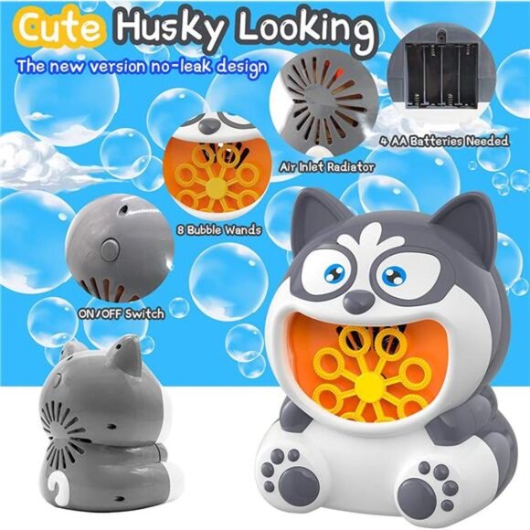 Bubble Machine, Bubble Blower for Kids, 1000+ Bubbles per Min - Picture 6 of 7